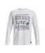 Haut manches longues run like an animal homme blanc Under Armour-1