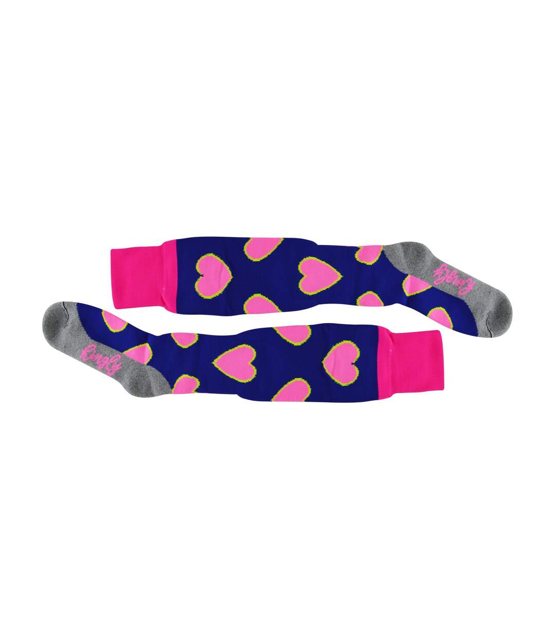 Hingly - Chaussettes de hockey unisexes hautes à motifs fantaisie-2