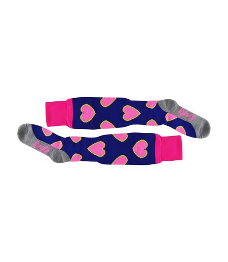 Hingly - Chaussettes de hockey unisexes hautes à motifs fantaisie
