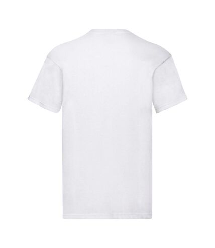 Mens original heather t-shirt white Fruit of the Loom