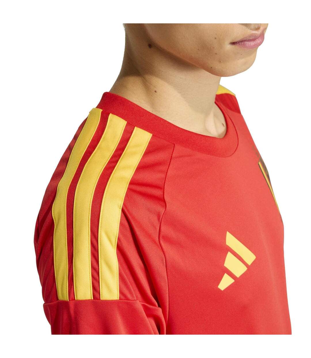 Unisex Adult 2026 Belgium Home Jersey Red Gold Adidas-4