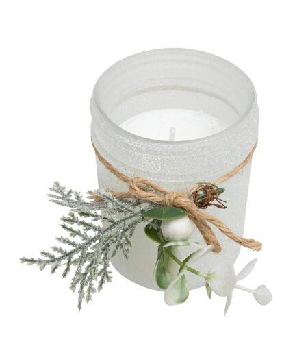 Bougie Parfumée Noël Givré 125g Transparent