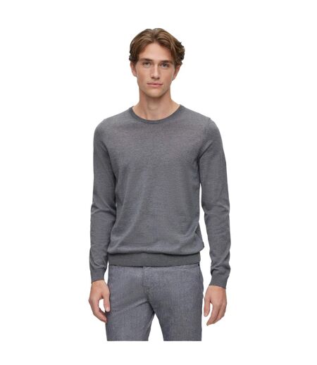 Mens Leno-p Jumper Grey Hugo Boss