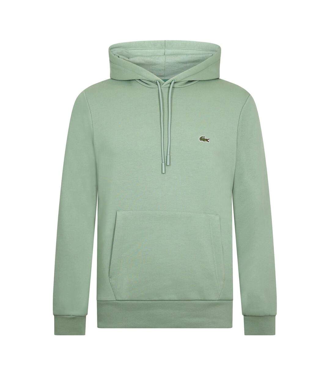 Sweat À Capuche Motif/style Logo Homme Gris Marron Lacoste-1