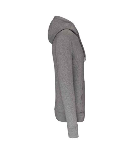 Sweat à capuche homme gris chiné Kariban