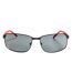 Men's polarized metal sunglasses with rectangular shape SE6113S Skechers