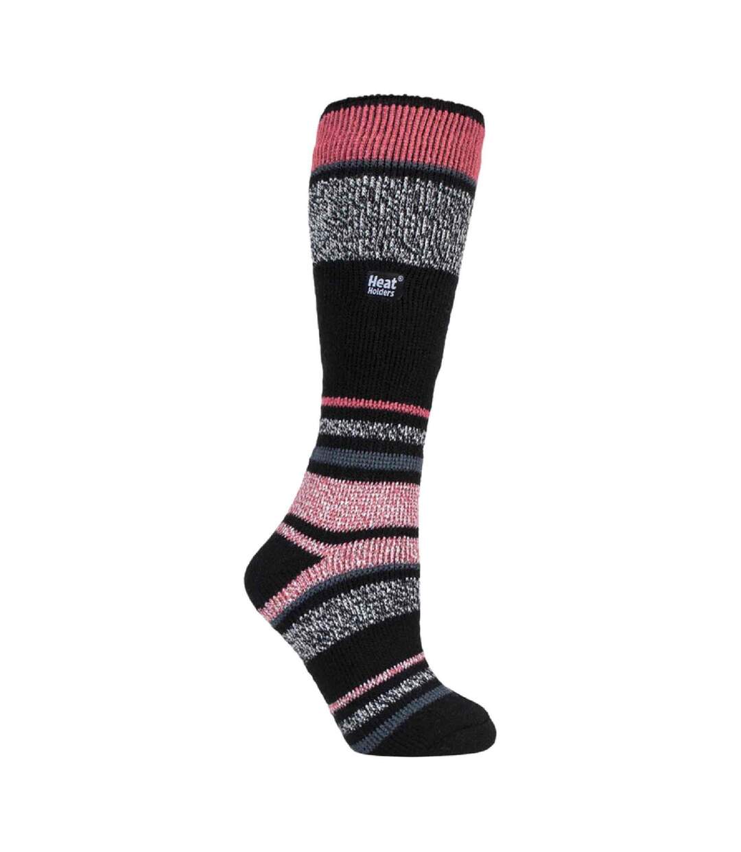 Ladies Extra Long 2.3 TOG Winter Knee High Thermal Ski Socks-1