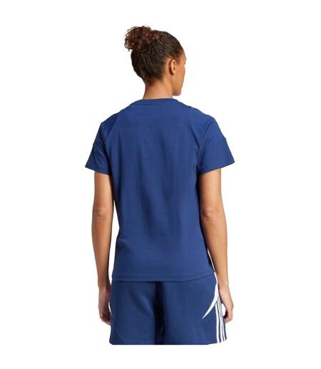 T-shirt Tiro Femme Bleu Marine Adidas