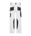 Pantalon De Travail Homme Blanc Carbone James And Nicholson-2