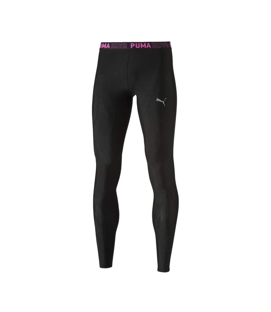 Womens/ladies Power Fitted Leggings Black Puma-2
