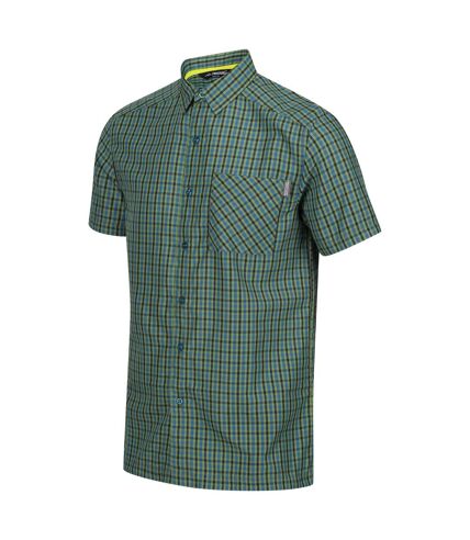 Chemise kalambo homme vert piquant / bleu marocain Regatta