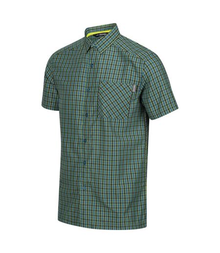 Chemise kalambo homme vert piquant / bleu marocain Regatta