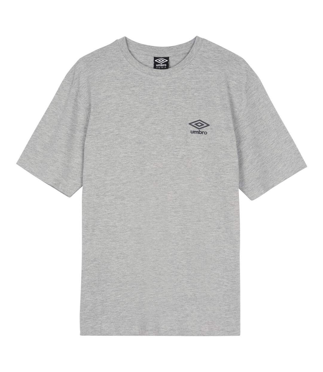 Umbro Mens Core Small Logo T-Shirt (Collegiate Blue/Gray Marl)