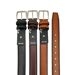 Ceinture élégante en PVC Noir pour Homme - Style Classique et Ajustable-2