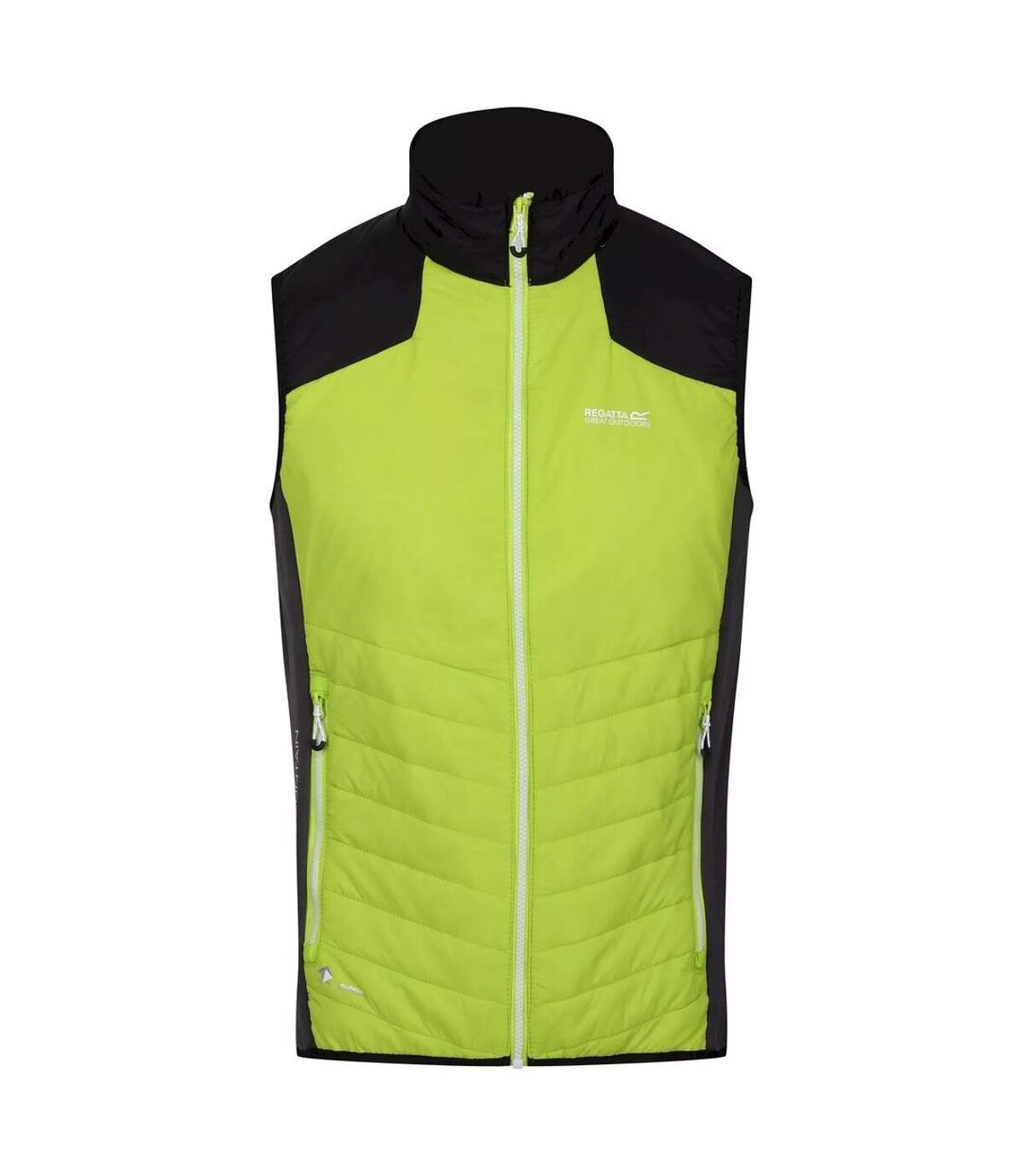 Regatta Mens Halton VI Lightweight Body Warmer (Bright Kiwi/Black)
