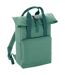 BagBase Twin Handle Roll-Top Backpack (Sage Green) (One Size) - UTRW7125