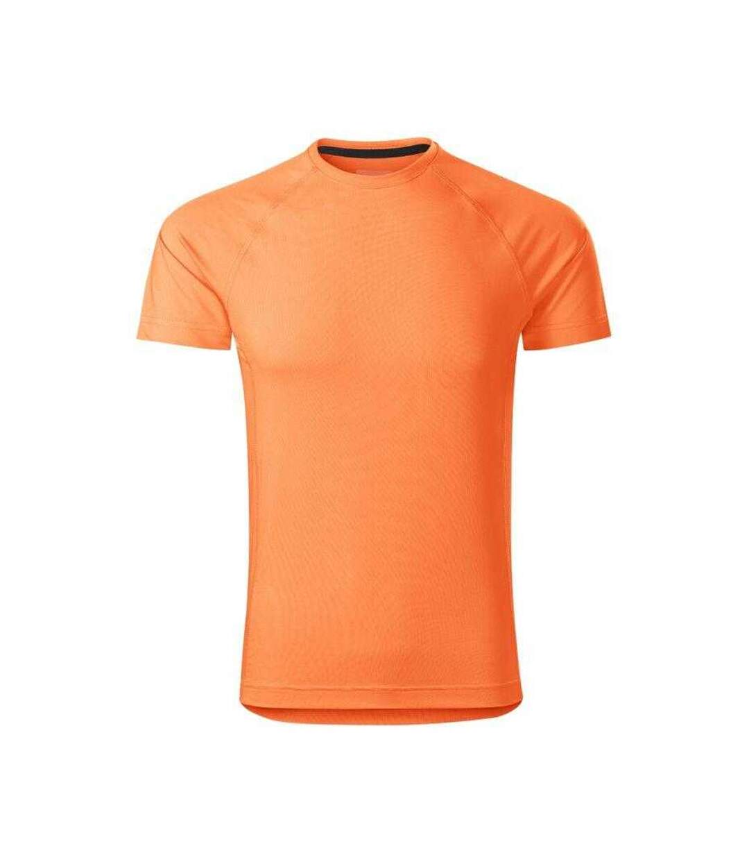 T-shirt Manches Raglan Motif/style Uni Destiny Homme Orange Malfini-1