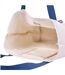 Canvas Tote Bag One Size White Blue New Balance-3