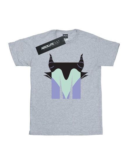 Disney - T-shirt ALPHABET M IS FOR MALEFICENT - Femme (Gris chiné) - UTBI16845