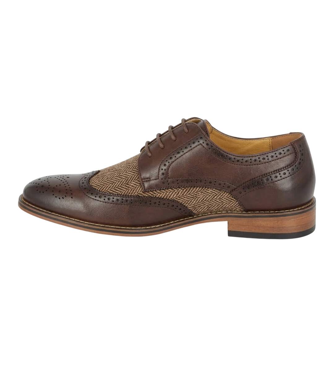 Chaussures Brogues Homme Marron Foncé Goor-2