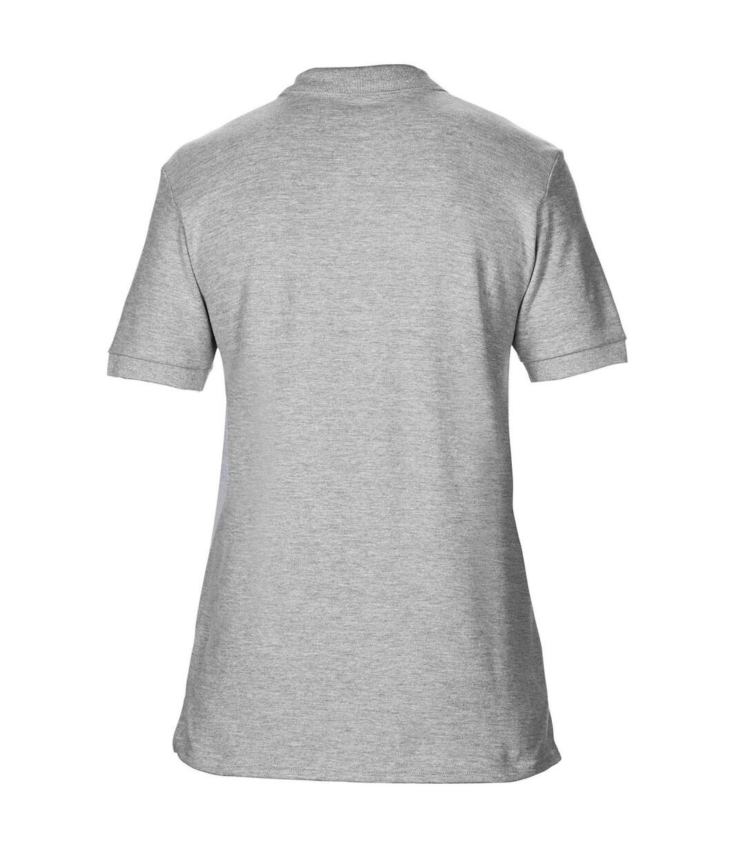 Polo hammer homme gris chiné Gildan