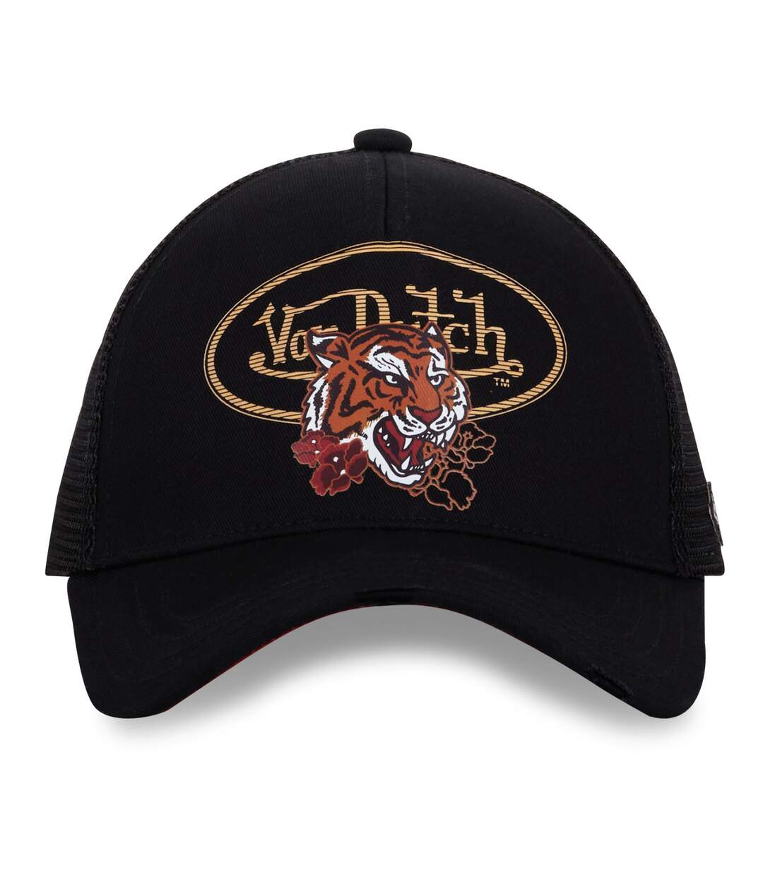 Casquettes femme baseball Von Dutch Logo Roses Vondutch-2