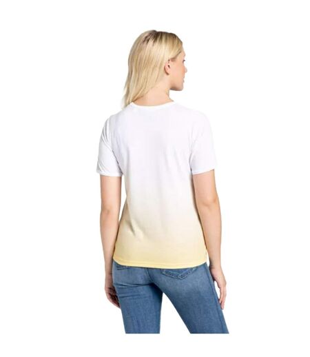 Craghoppers Womens/Ladies Ilyse Ombre T-Shirt (Pineapple) - UTCG1841