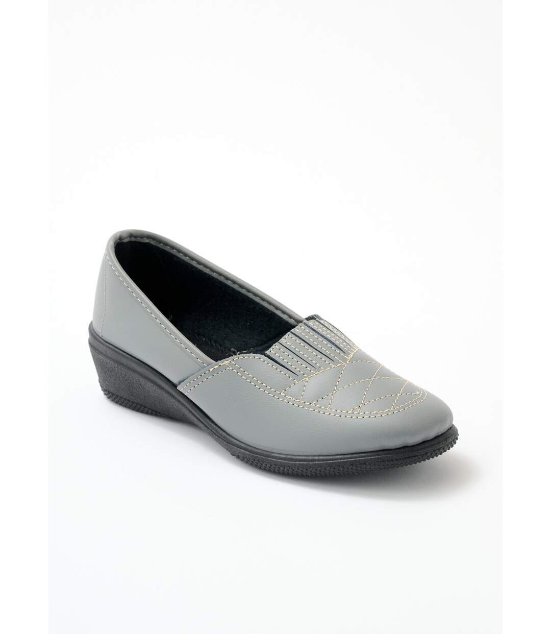 Mocassins cuir largeur confort élastiqués-1