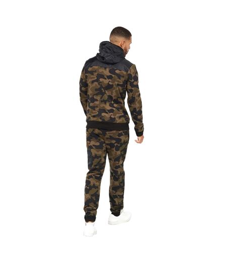 Mens Velmax Hoodie Forest Camo Crosshatch