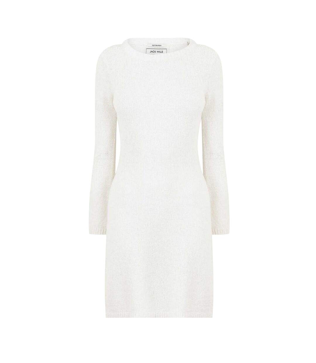 Robe Pull Manches Cloche Femme Vieux Blanc Jack Wills-2