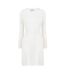 Robe Pull Manches Cloche Femme Vieux Blanc Jack Wills-2