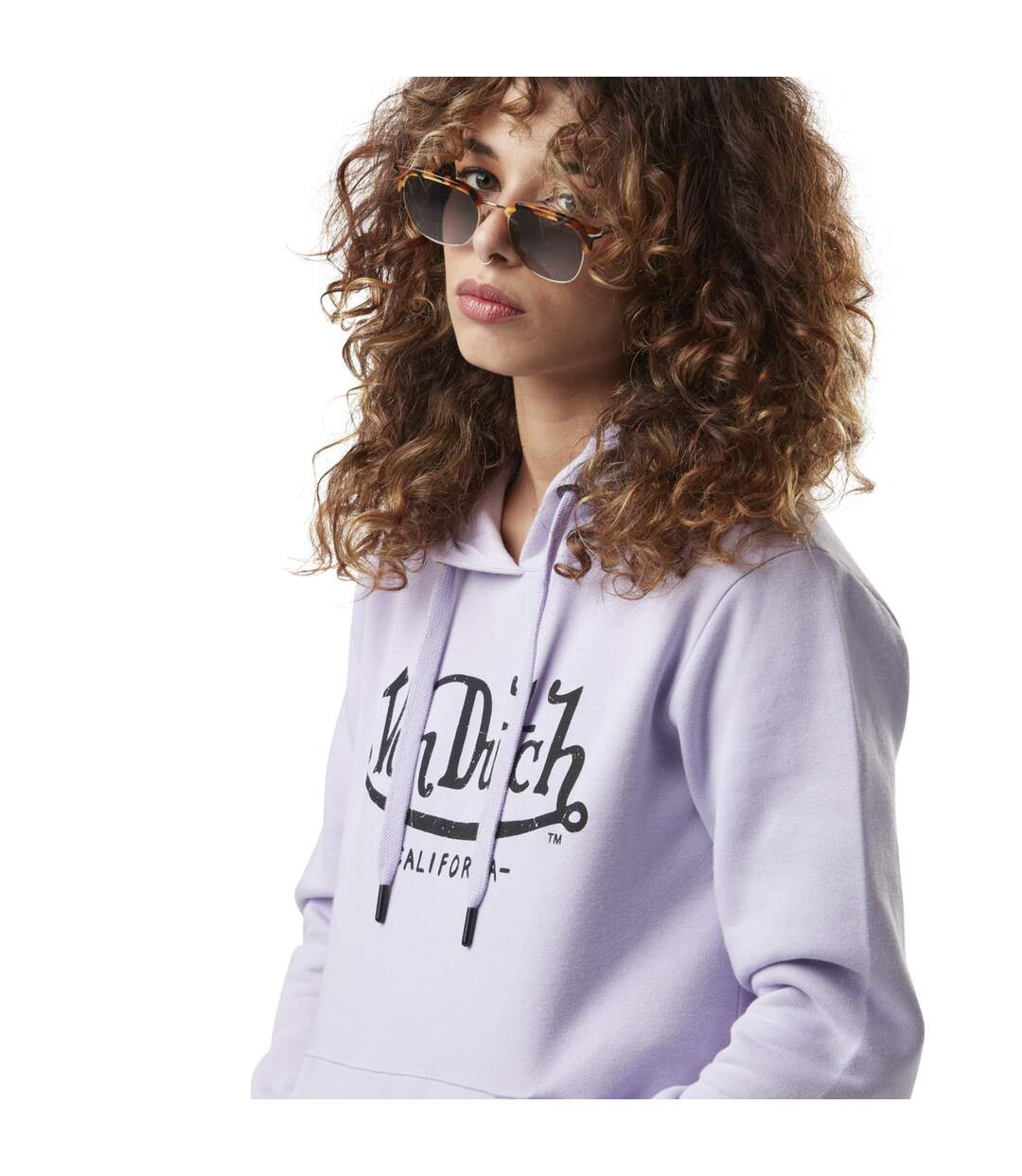 Sweat femme à capuche avec logo Basic Vondutch