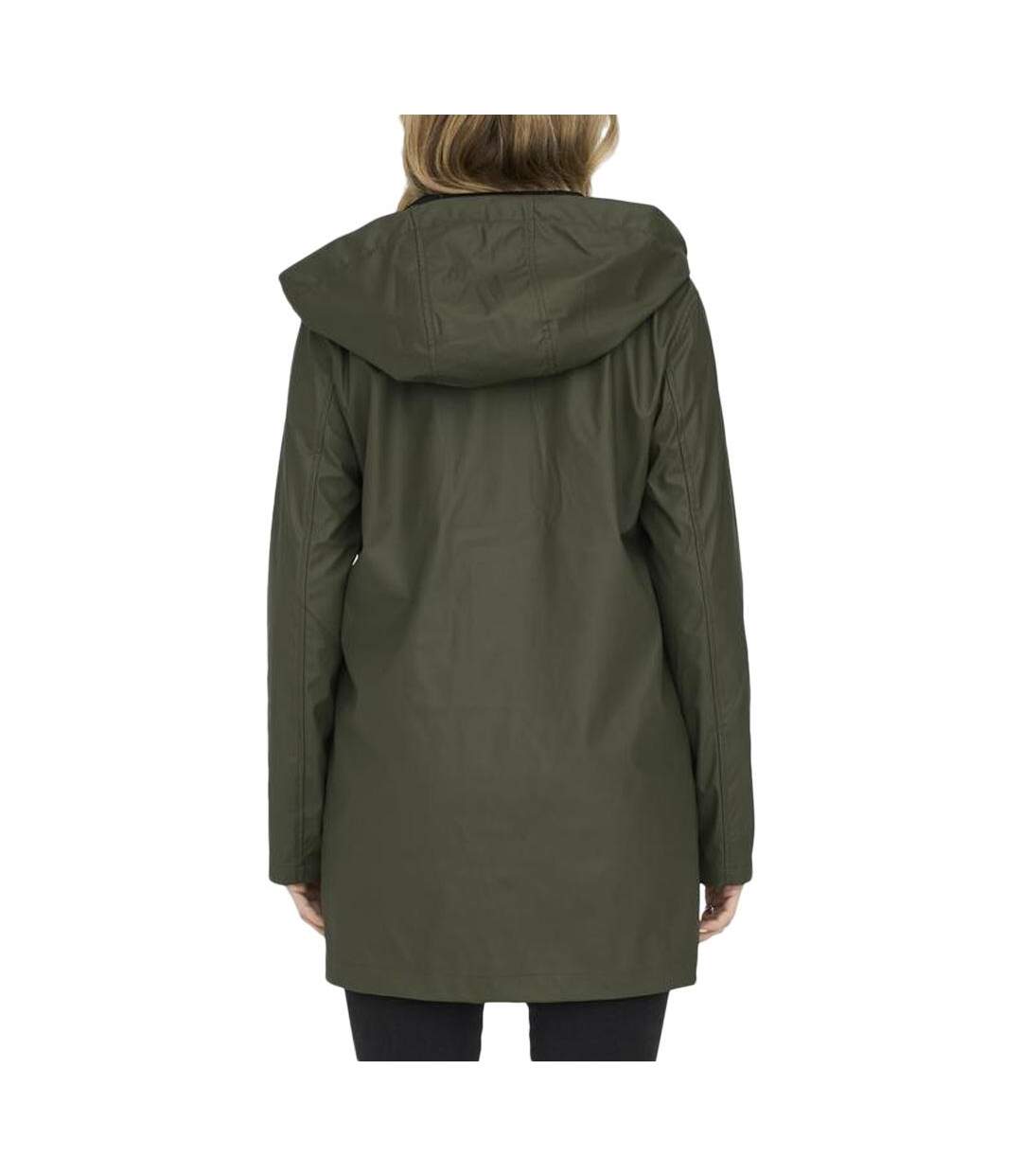 Veste imperméable kaki femme only elisa - s-3