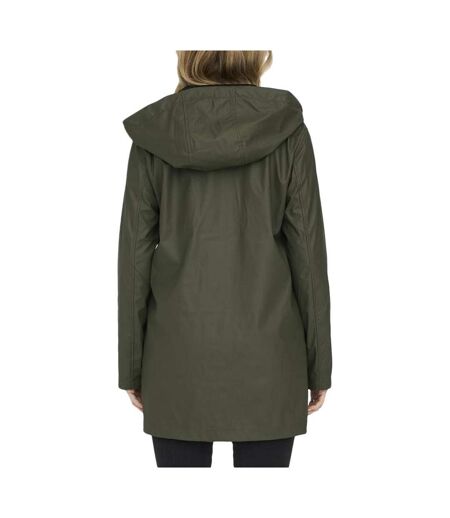 Veste imperméable kaki femme only elisa - s