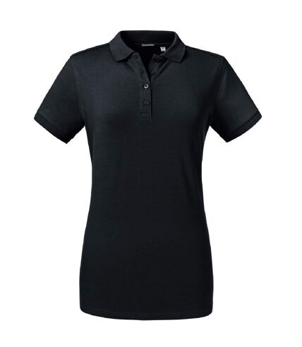 Russell Womens/Ladies Tailored Stretch Polo (Black)