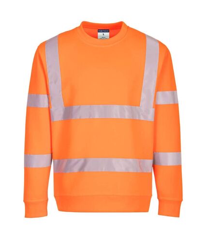 Portwest Mens Eco Friendly Hi-Vis Safety Sweatshirt (Orange) - UTPW304