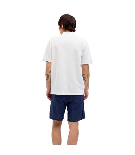 Polo Manches Courtes Homme Blanc Jack And Jones
