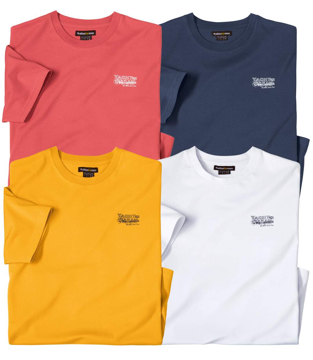 Lot de 4 Tee-Shirts Yachting 