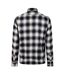 Chemise Motif/style Motif Écossais Liam Homme Gris Moyen Noir Blanc Boss-2