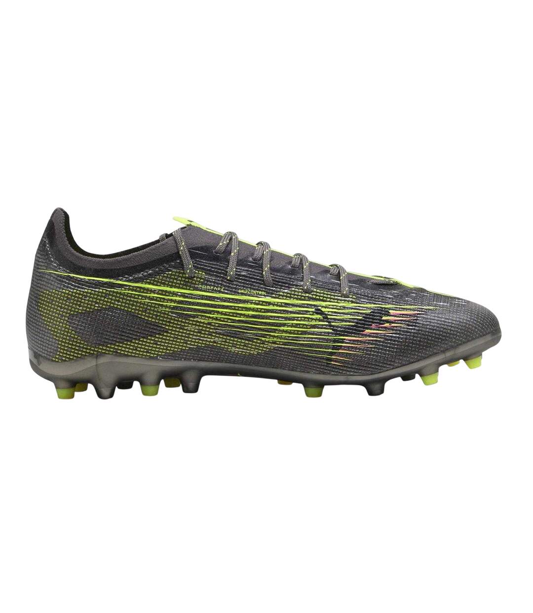 Mens Ultra 5 Pro Firm Ground Football Boots Matted Silver Puma-1