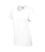 T-shirt à manches courtes coupe féminine femme blanc Gildan-3