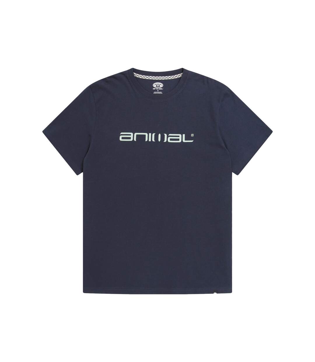 T-shirt leon homme bleu marine Animal-1