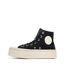 Baskets noires femme converse all star modern lift platform-1