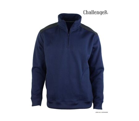 Sweat Col Camionneur Homme Pierro6 Challenger avec Renforts Épaules
