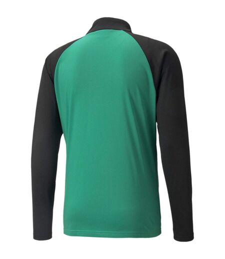 Mens Teamliga Tracksuit Top Green Black Puma