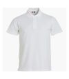 Clique Mens Basic Polo Shirt (White)