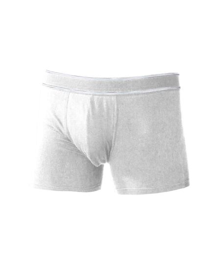 Kariban Mens Plain Boxer Boxer Shorts / Underwear (White) - UTRW2713