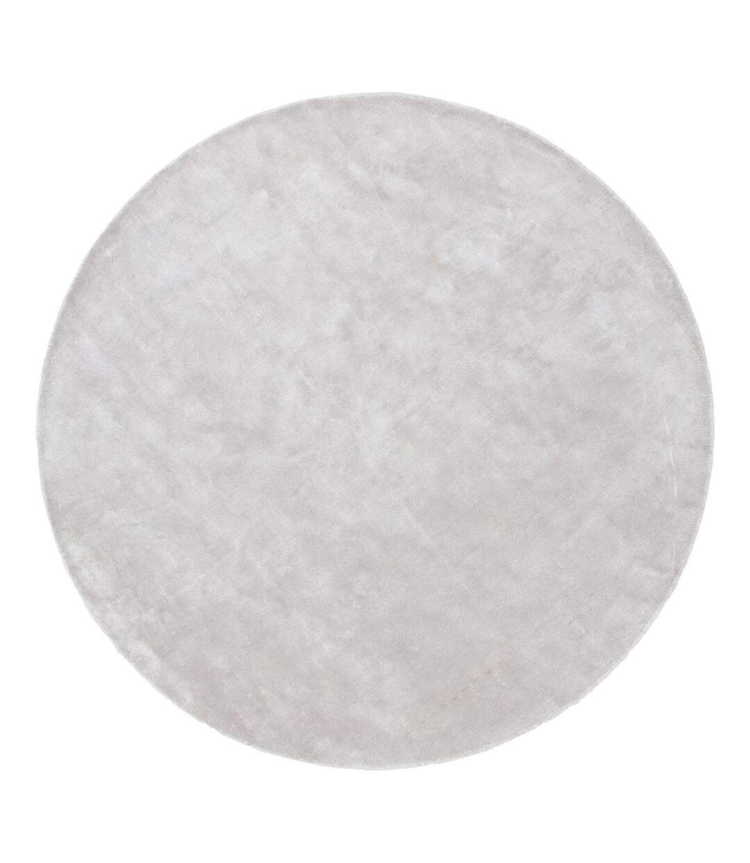 Tapis Déco Rond Indra 200cm Argent-1