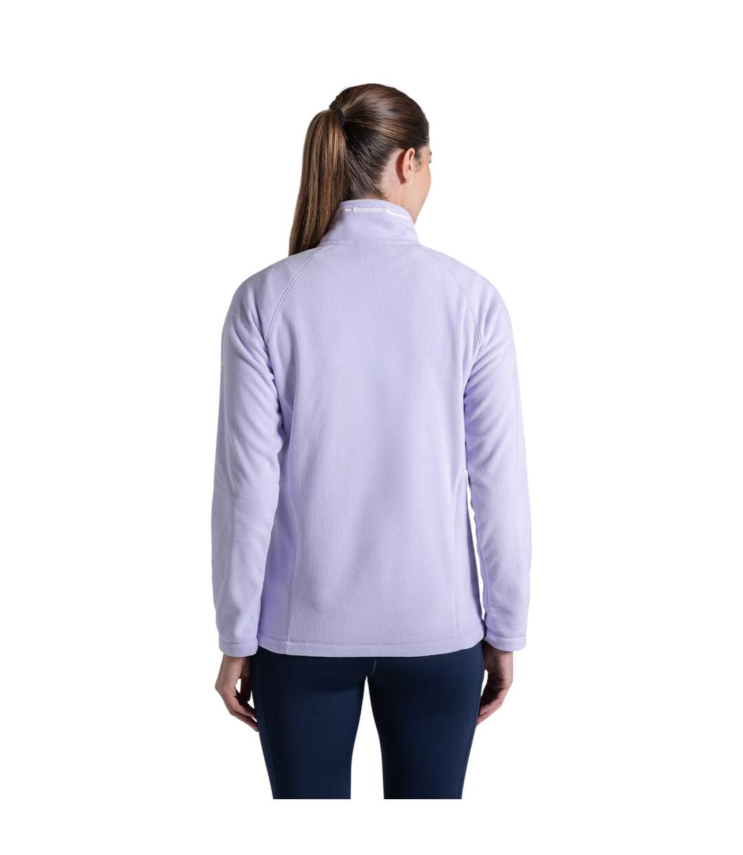 Womens/ladies Miska Vi Half Zip Fleece Parma Violet Craghoppers-3