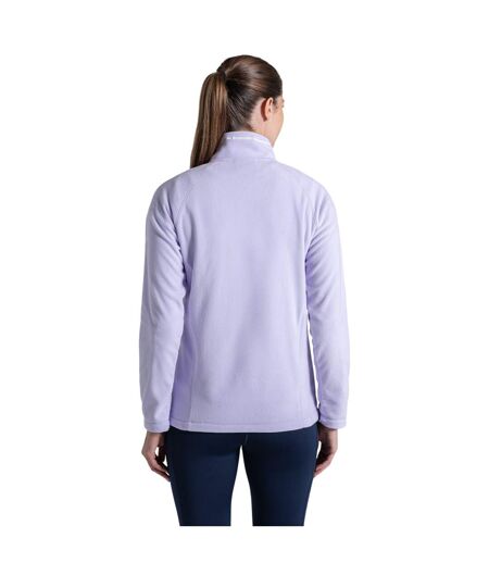 Womens/ladies Miska Vi Half Zip Fleece Parma Violet Craghoppers